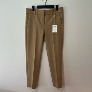 J.Crew Cameron slim cropped pant in four season stretch, saddle/ tan, Size 8